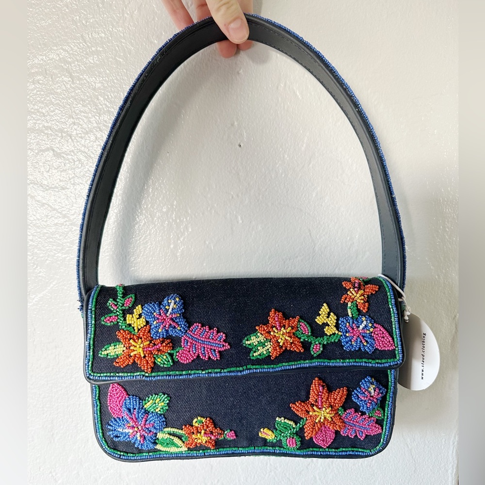 Staud beaded Tommy bag